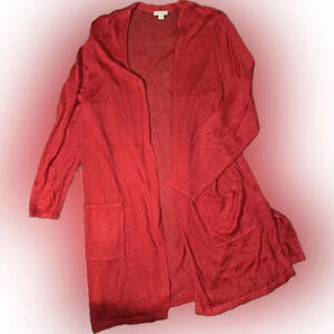 J Jill coral cardigan XL with pockets Coral